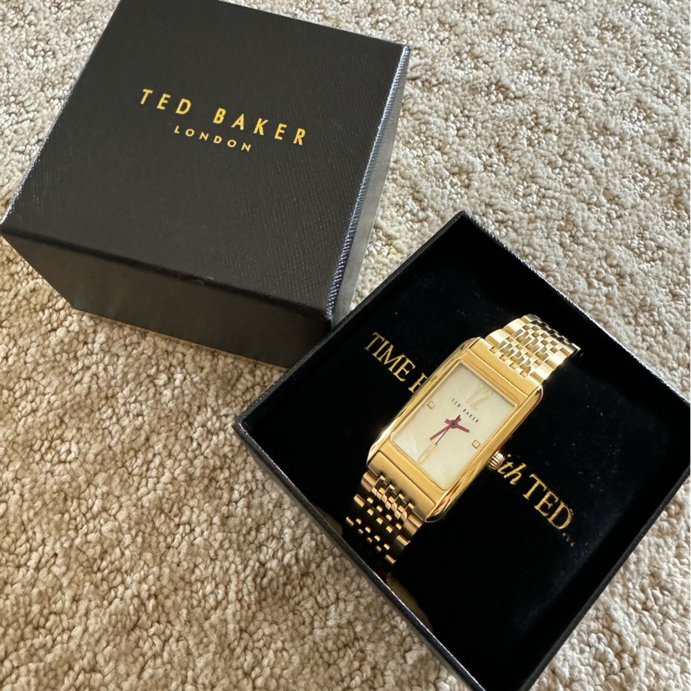 Ted Baker gold watch